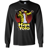 T-Shirts Black / YS Han Yolo Youth Long Sleeve T-Shirt