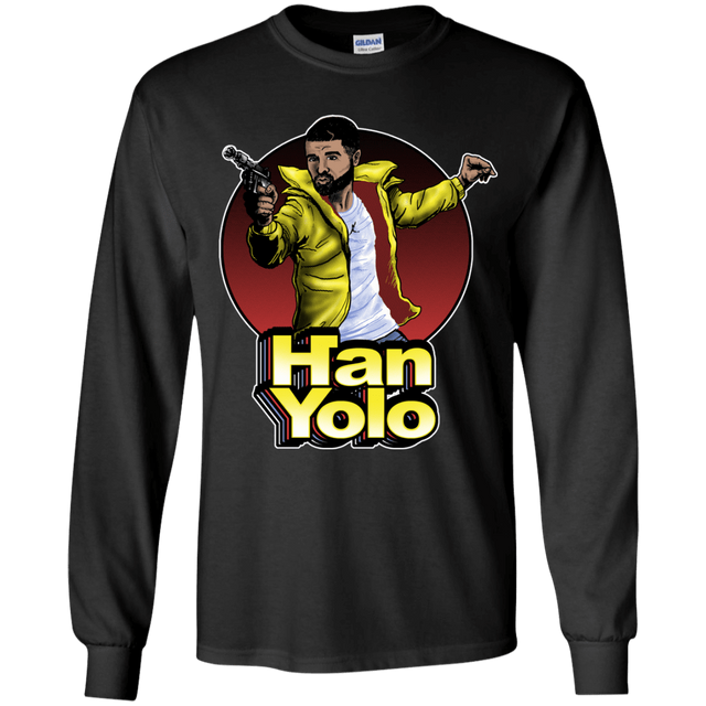 T-Shirts Black / YS Han Yolo Youth Long Sleeve T-Shirt