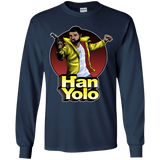 T-Shirts Navy / YS Han Yolo Youth Long Sleeve T-Shirt
