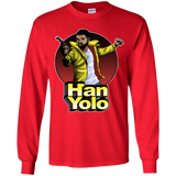 T-Shirts Red / YS Han Yolo Youth Long Sleeve T-Shirt