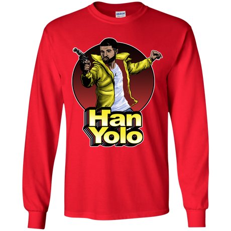 T-Shirts Red / YS Han Yolo Youth Long Sleeve T-Shirt
