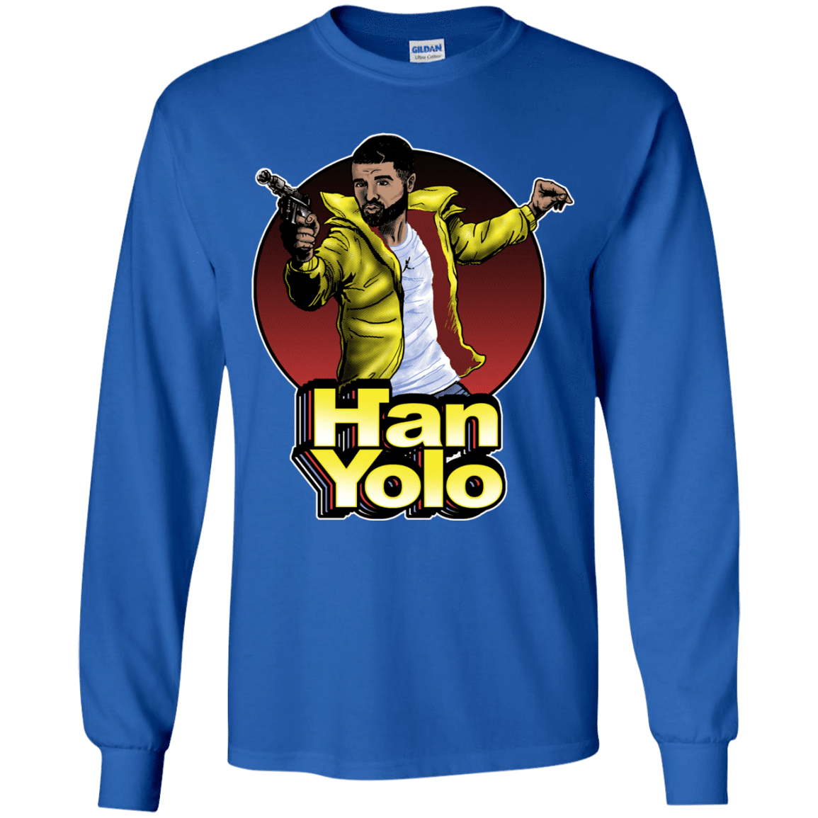 T-Shirts Royal / YS Han Yolo Youth Long Sleeve T-Shirt