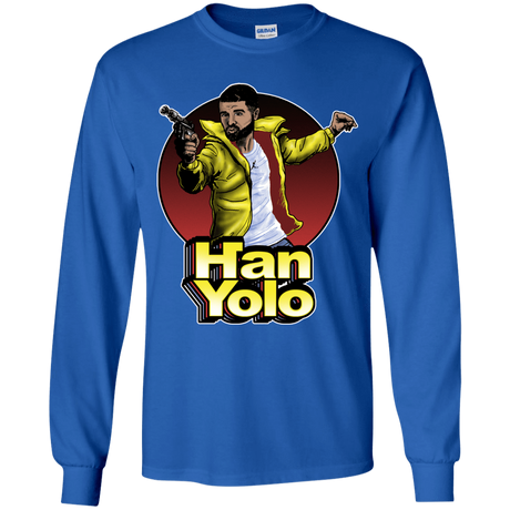 T-Shirts Royal / YS Han Yolo Youth Long Sleeve T-Shirt