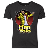 T-Shirts Vintage Black / YXS Han Yolo Youth Triblend T-Shirt