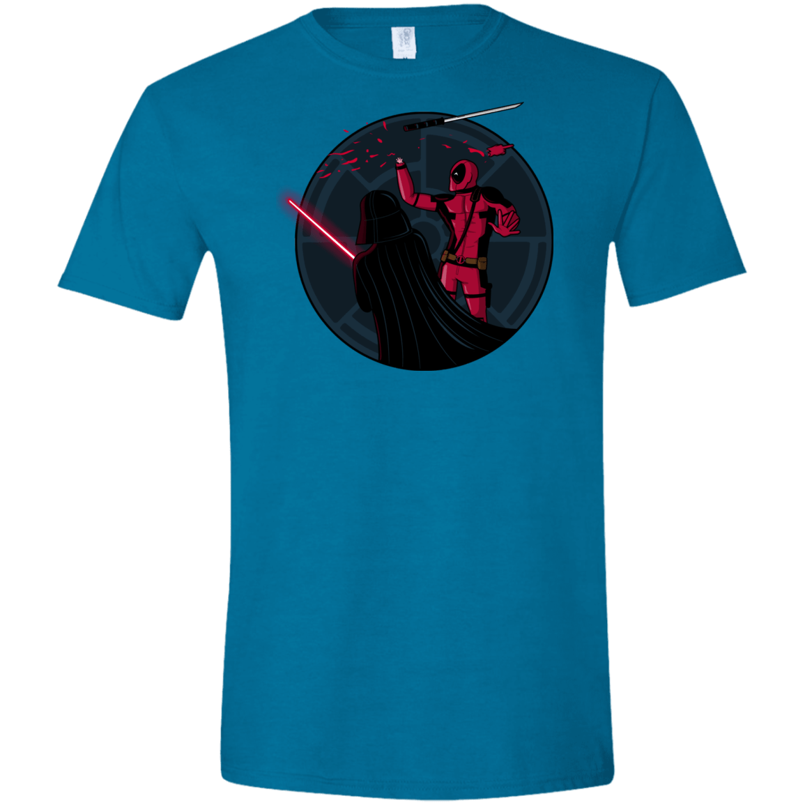 T-Shirts Antique Sapphire / S Hand 2.0 Men's Semi-Fitted Softstyle