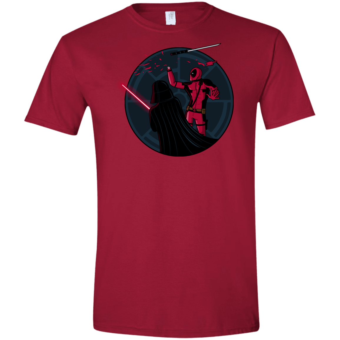 T-Shirts Cardinal Red / S Hand 2.0 Men's Semi-Fitted Softstyle