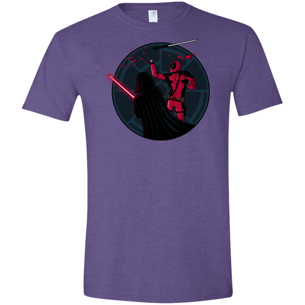 T-Shirts Heather Purple / S Hand 2.0 Men's Semi-Fitted Softstyle