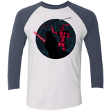 T-Shirts Heather White/Indigo / X-Small Hand 2.0 Men's Triblend 3/4 Sleeve