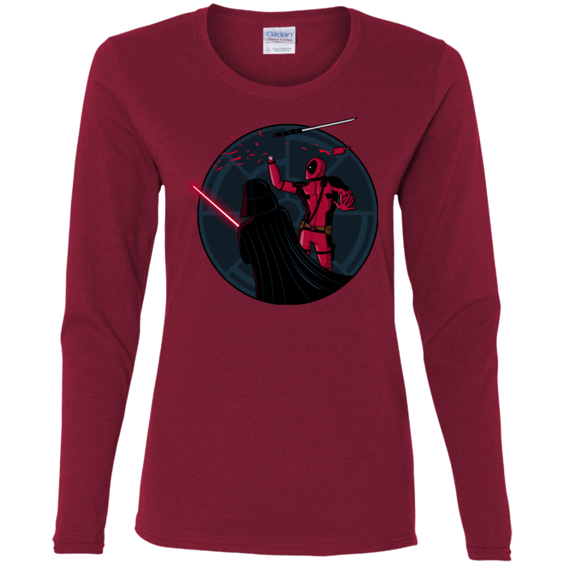 T-Shirts Cardinal / S Hand 2.0 Women's Long Sleeve T-Shirt