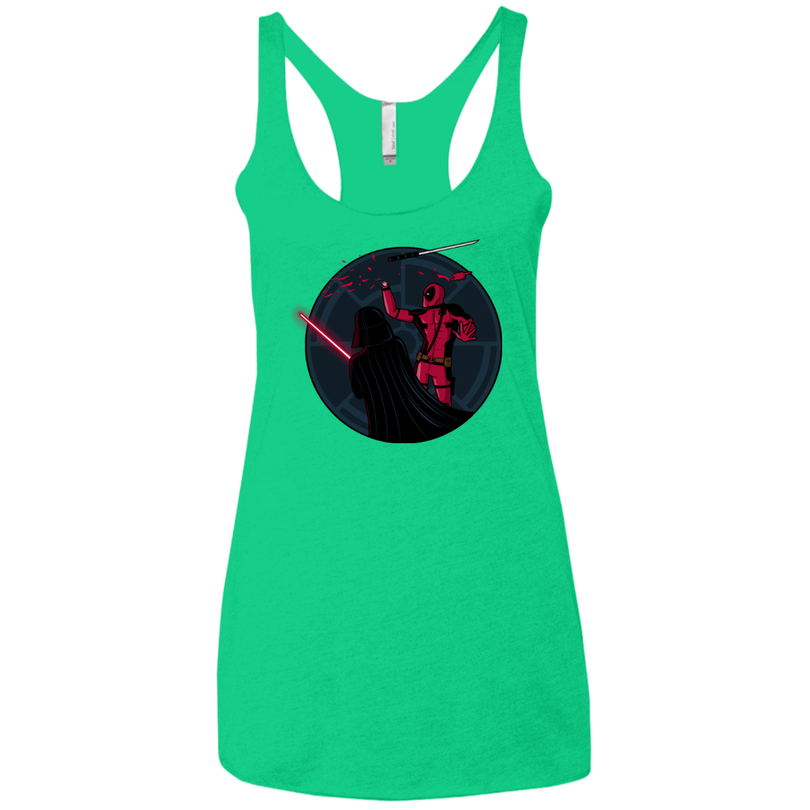 T-Shirts Envy / X-Small Hand 2.0 Women's Triblend Racerback Tank