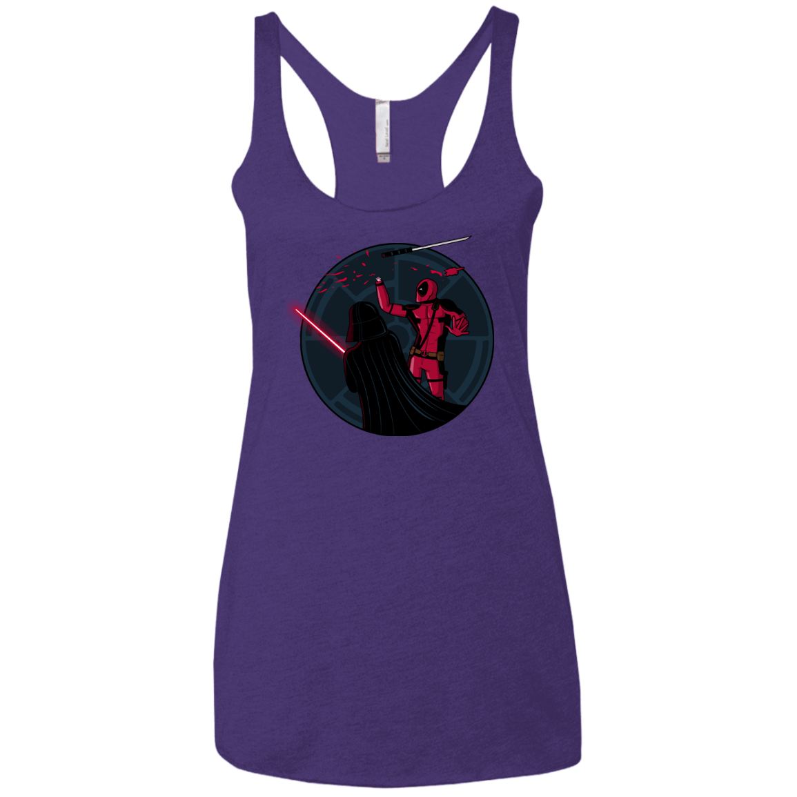 T-Shirts Purple Rush / X-Small Hand 2.0 Women's Triblend Racerback Tank