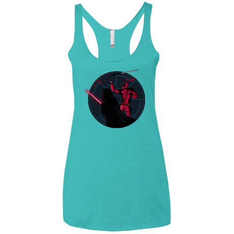 T-Shirts Tahiti Blue / X-Small Hand 2.0 Women's Triblend Racerback Tank