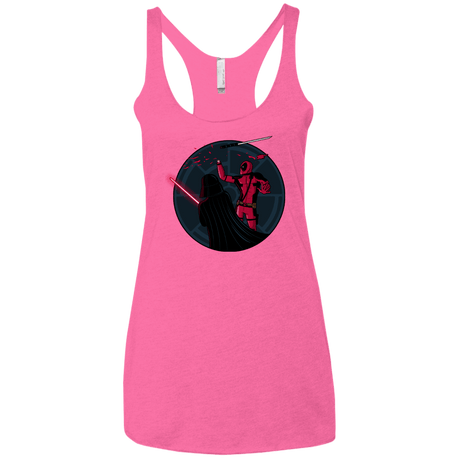 T-Shirts Vintage Pink / X-Small Hand 2.0 Women's Triblend Racerback Tank