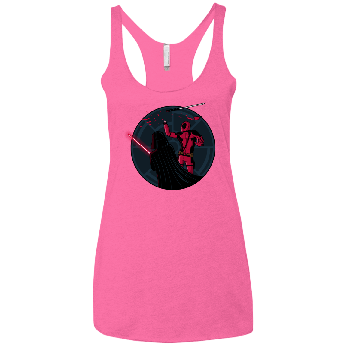 T-Shirts Vintage Pink / X-Small Hand 2.0 Women's Triblend Racerback Tank