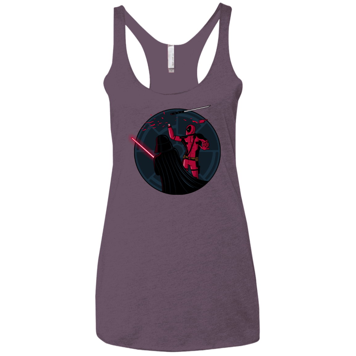 T-Shirts Vintage Purple / X-Small Hand 2.0 Women's Triblend Racerback Tank