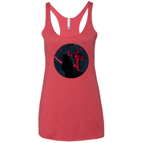 T-Shirts Vintage Red / X-Small Hand 2.0 Women's Triblend Racerback Tank