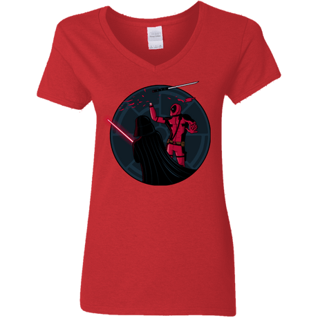 T-Shirts Red / S Hand 2.0 Women's V-Neck T-Shirt