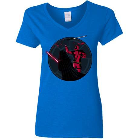 T-Shirts Royal / S Hand 2.0 Women's V-Neck T-Shirt