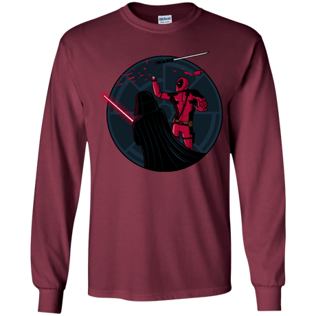 T-Shirts Maroon / YS Hand 2.0 Youth Long Sleeve T-Shirt