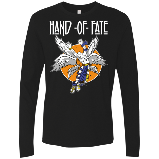 T-Shirts Black / Small Hand of Fate (1) Men's Premium Long Sleeve