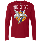 T-Shirts Cardinal / Small Hand of Fate (1) Men's Premium Long Sleeve
