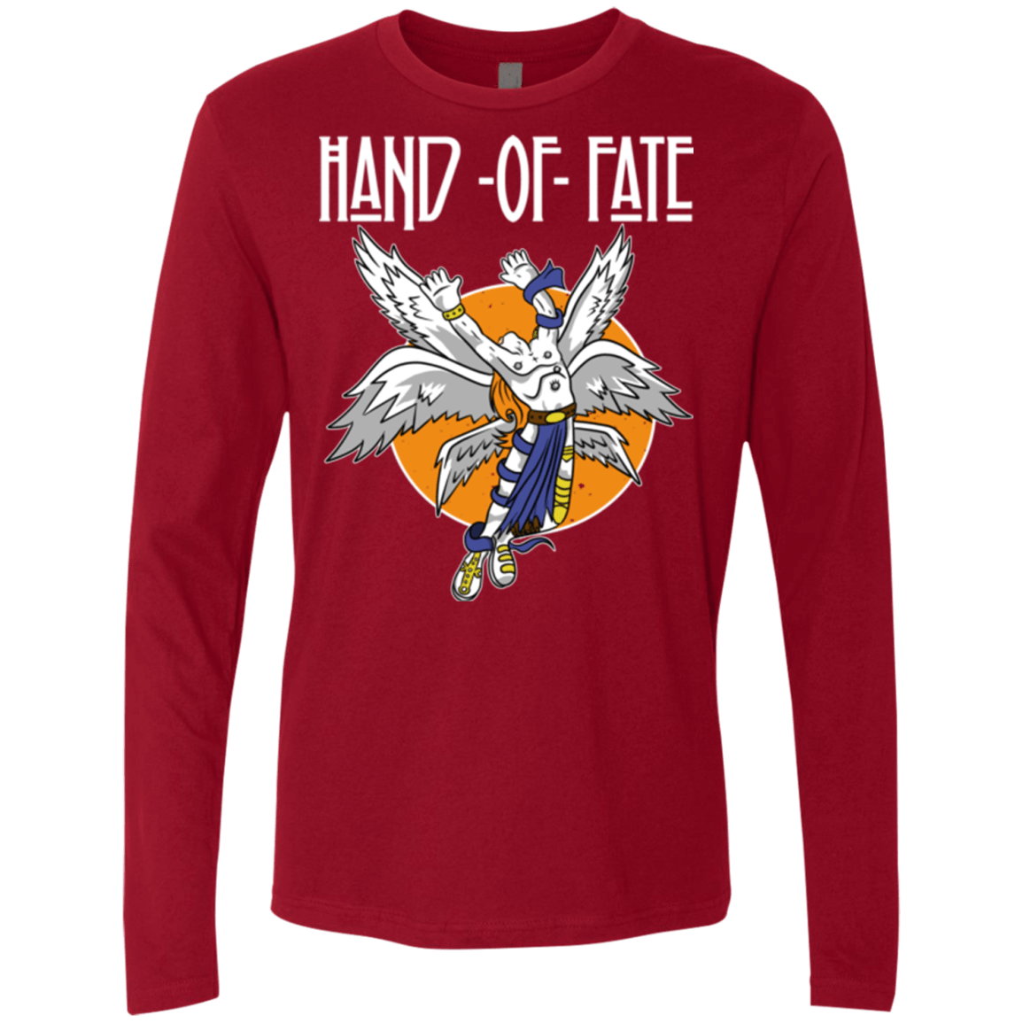 T-Shirts Cardinal / Small Hand of Fate (1) Men's Premium Long Sleeve