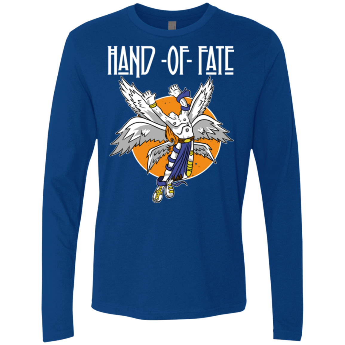 T-Shirts Royal / Small Hand of Fate (1) Men's Premium Long Sleeve