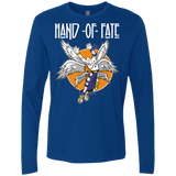 T-Shirts Royal / Small Hand of Fate (1) Men's Premium Long Sleeve