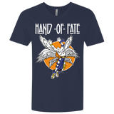 T-Shirts Midnight Navy / X-Small Hand of Fate (1) Men's Premium V-Neck