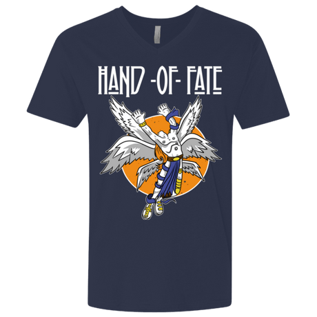 T-Shirts Midnight Navy / X-Small Hand of Fate (1) Men's Premium V-Neck