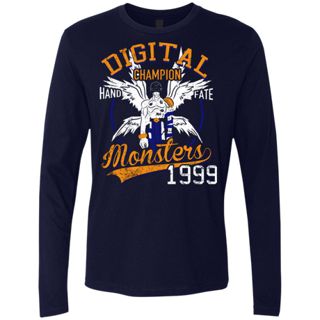T-Shirts Midnight Navy / Small HAND OF FATE Men's Premium Long Sleeve