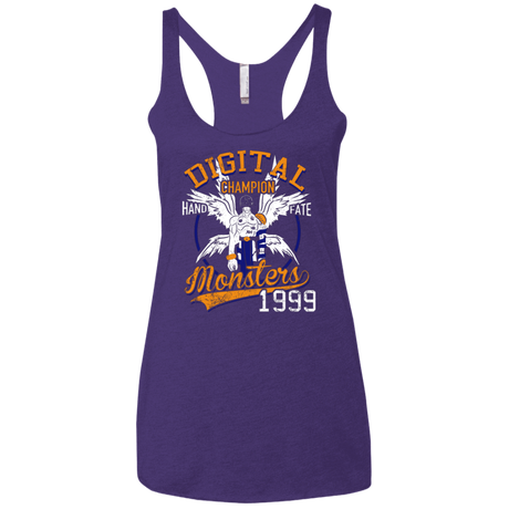 T-Shirts Purple / X-Small HAND OF FATE Women's Triblend Racerback Tank