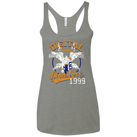 T-Shirts Venetian Grey / X-Small HAND OF FATE Women's Triblend Racerback Tank