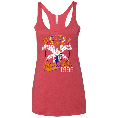 T-Shirts Vintage Red / X-Small HAND OF FATE Women's Triblend Racerback Tank
