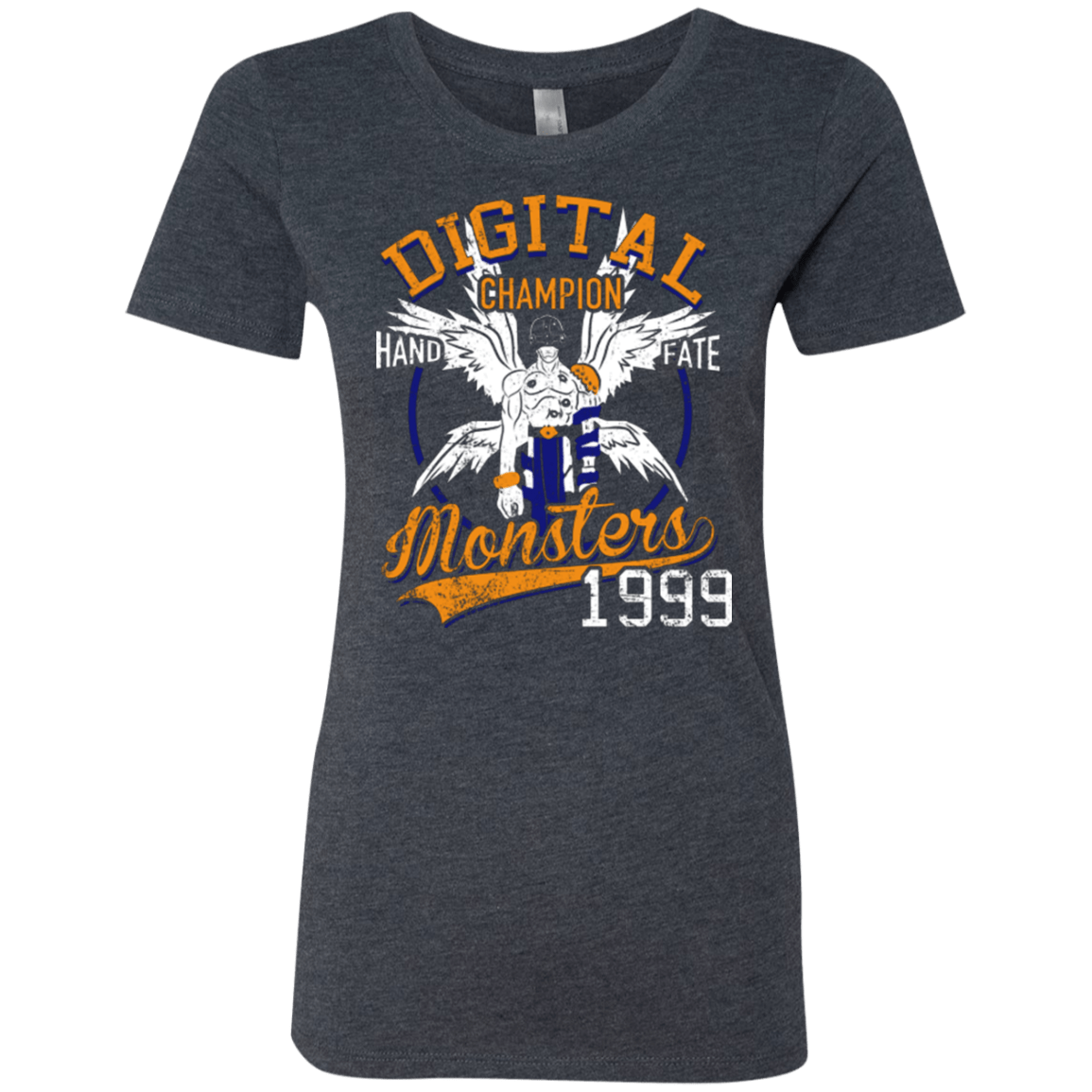T-Shirts Vintage Navy / Small HAND OF FATE Women's Triblend T-Shirt