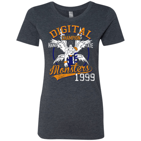 T-Shirts Vintage Navy / Small HAND OF FATE Women's Triblend T-Shirt