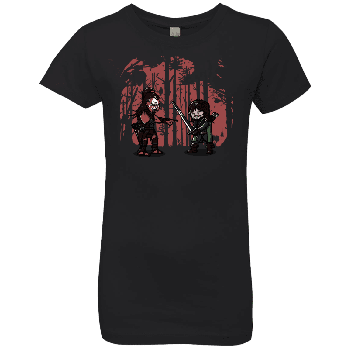 T-Shirts Black / YXS Hands Girls Premium T-Shirt