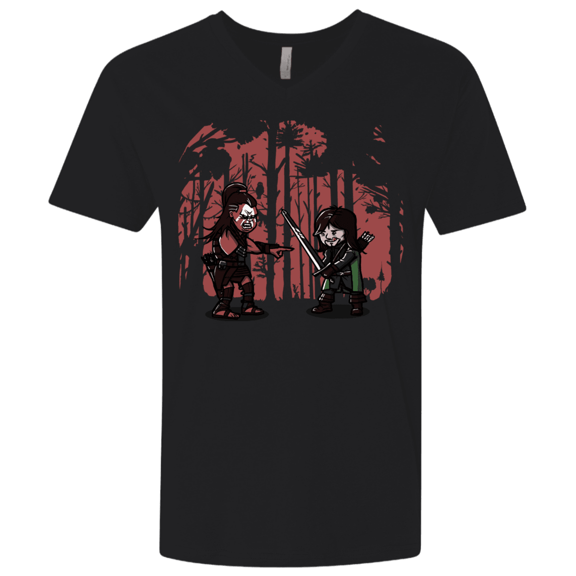 Hands Men's Premium V-Neck