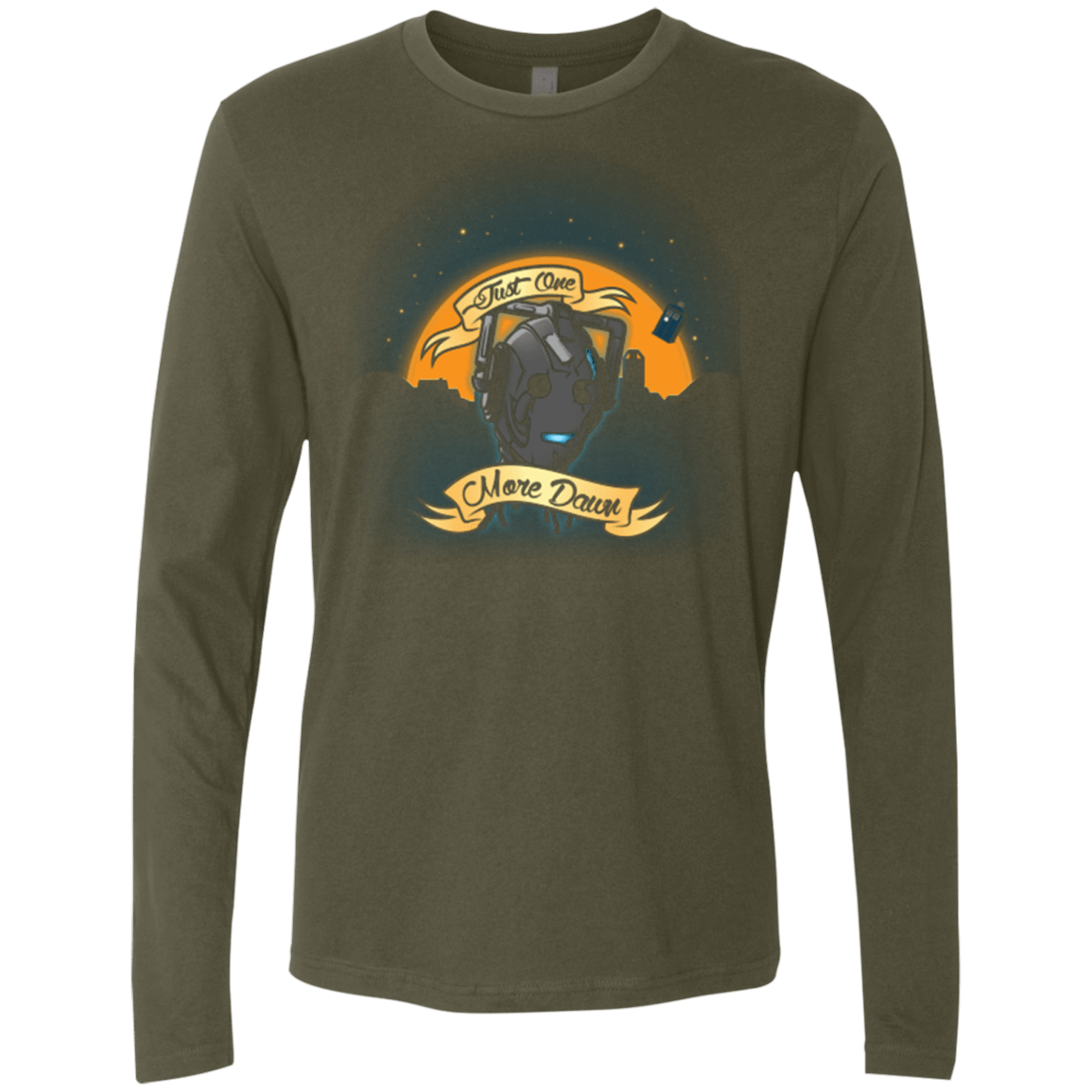 T-Shirts Military Green / Small Hang in There Mate Men's Premium Long Sleeve
