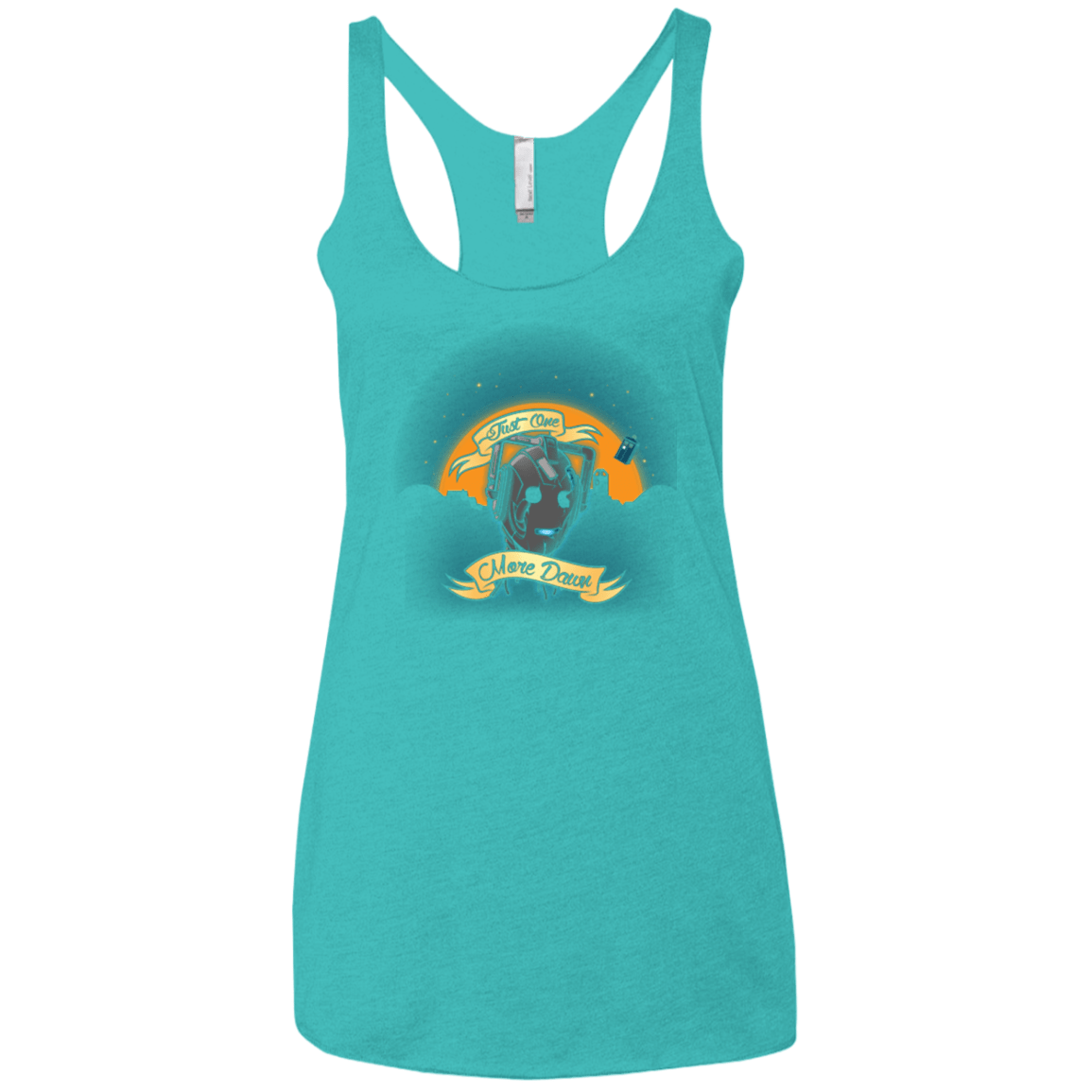 T-Shirts Tahiti Blue / X-Small Hang in There Mate Women's Triblend Racerback Tank