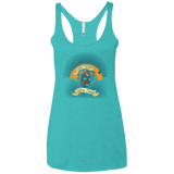 T-Shirts Tahiti Blue / X-Small Hang in There Mate Women's Triblend Racerback Tank