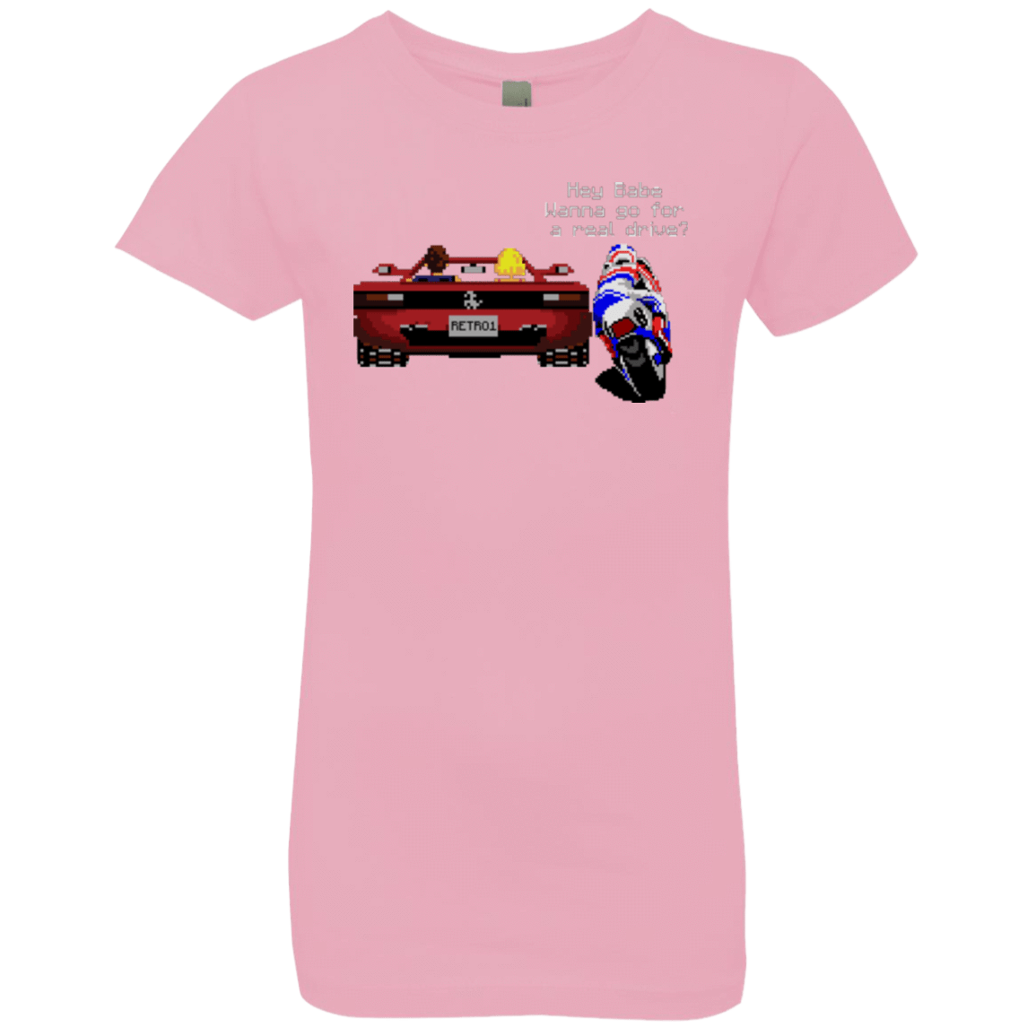 T-Shirts Light Pink / YXS Hang On to Outrun Girls Premium T-Shirt