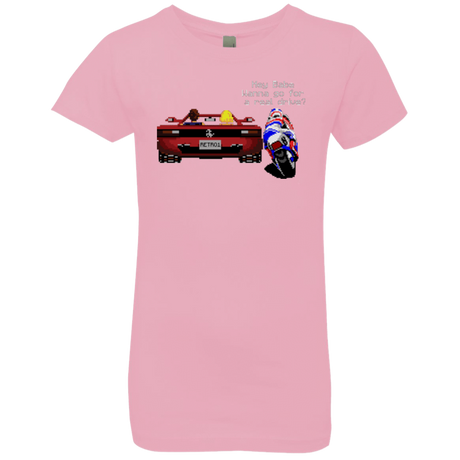T-Shirts Light Pink / YXS Hang On to Outrun Girls Premium T-Shirt
