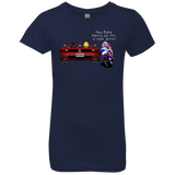 T-Shirts Midnight Navy / YXS Hang On to Outrun Girls Premium T-Shirt