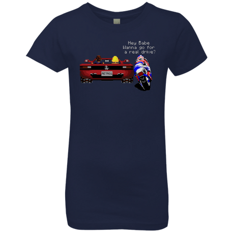T-Shirts Midnight Navy / YXS Hang On to Outrun Girls Premium T-Shirt
