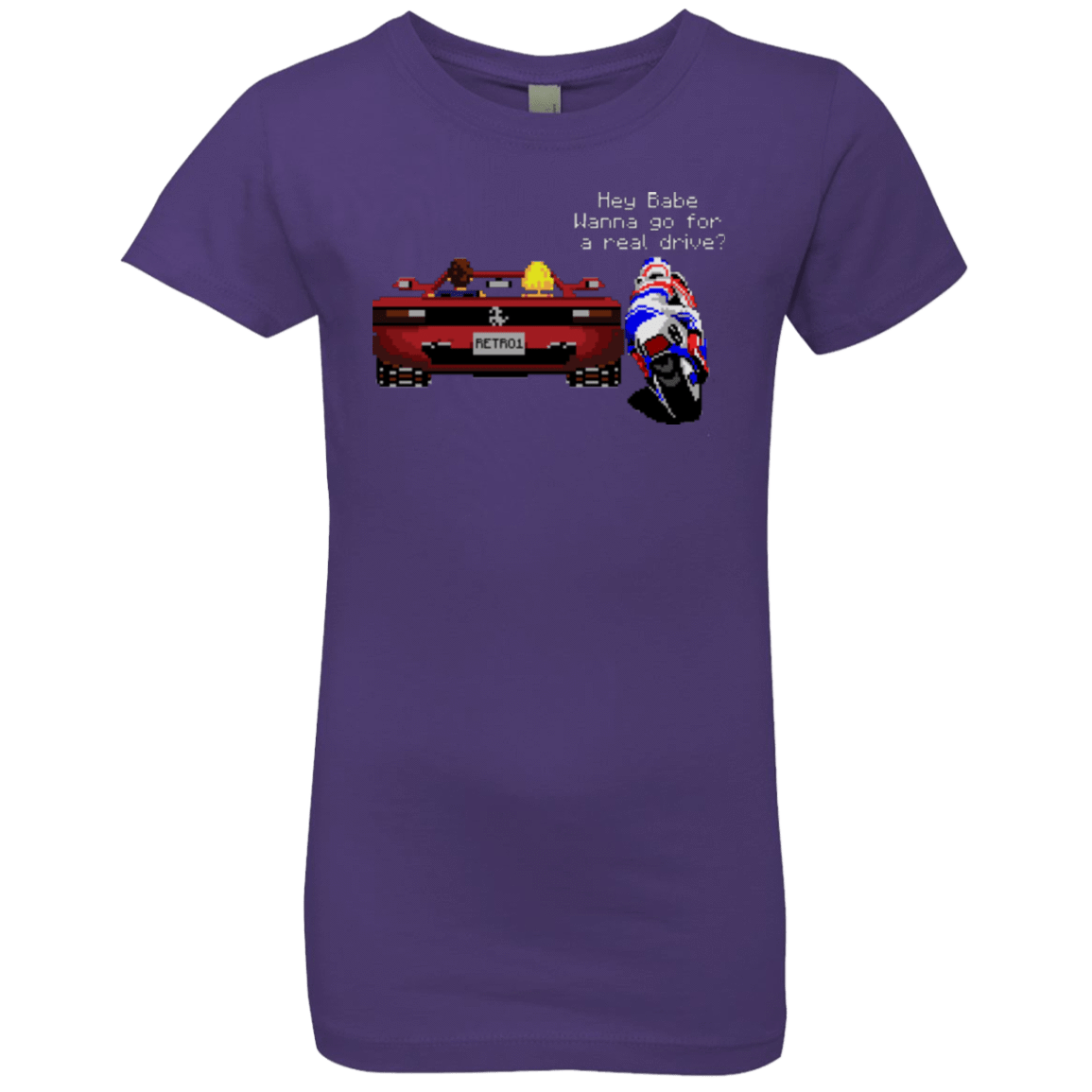 T-Shirts Purple Rush / YXS Hang On to Outrun Girls Premium T-Shirt