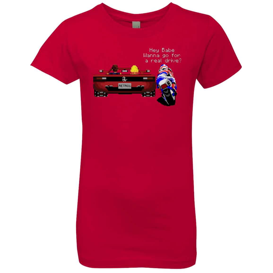 T-Shirts Red / YXS Hang On to Outrun Girls Premium T-Shirt