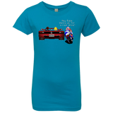 T-Shirts Turquoise / YXS Hang On to Outrun Girls Premium T-Shirt