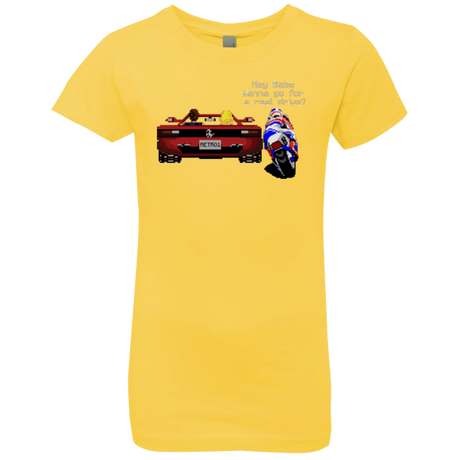 T-Shirts Vibrant Yellow / YXS Hang On to Outrun Girls Premium T-Shirt