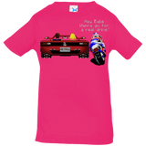 T-Shirts Hot Pink / 6 Months Hang On to Outrun Infant Premium T-Shirt